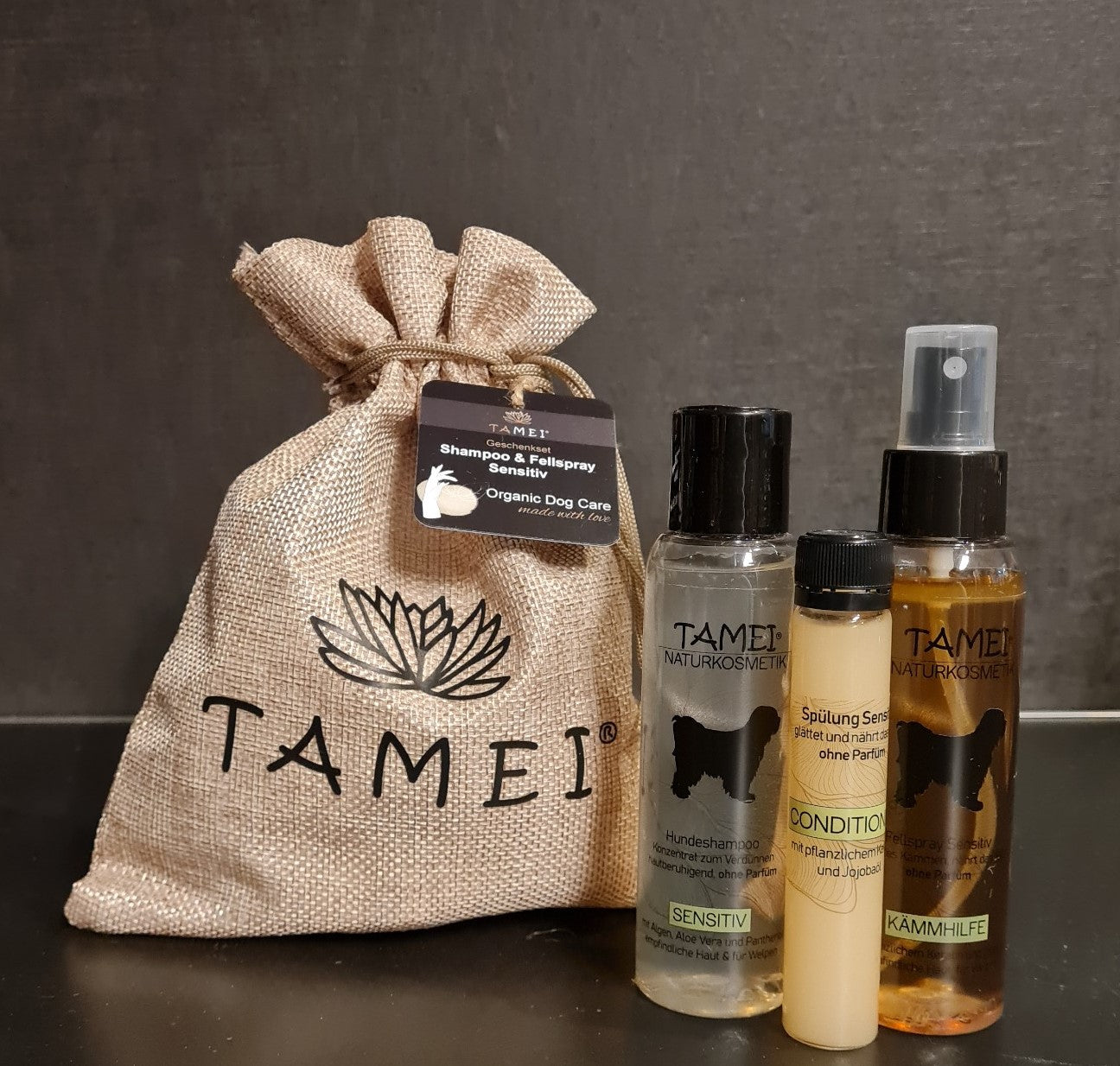 Tamei Geschenkset Sensitiv Shampoo u. Fellspray